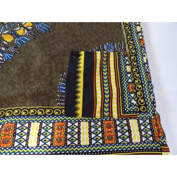 True Rock Free Size Tunic Top Shirt Caftan Boho Tribal Glittery Floral Silky - Picture 11 of 12